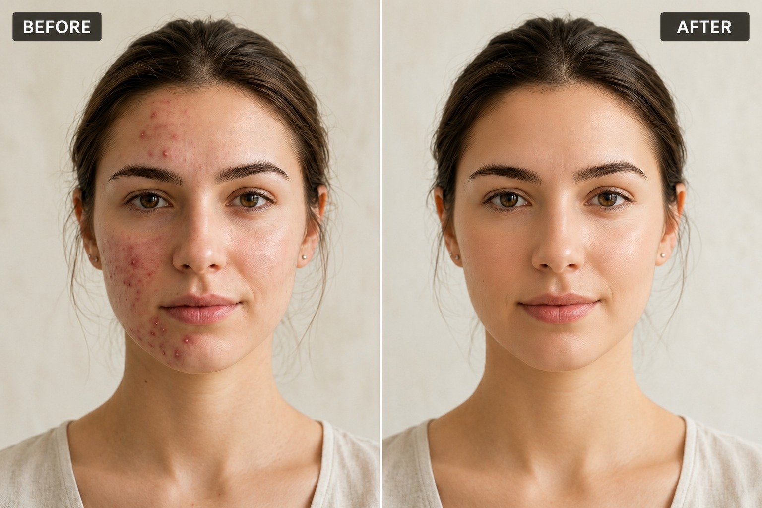 Acne & Oil Imbalance - Before and After