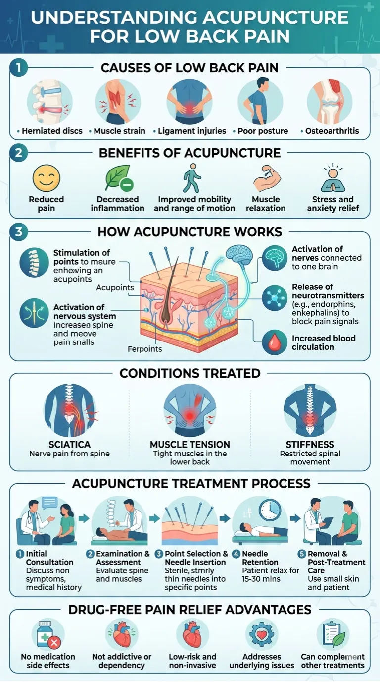 Acupuncture treatment for lower back pain