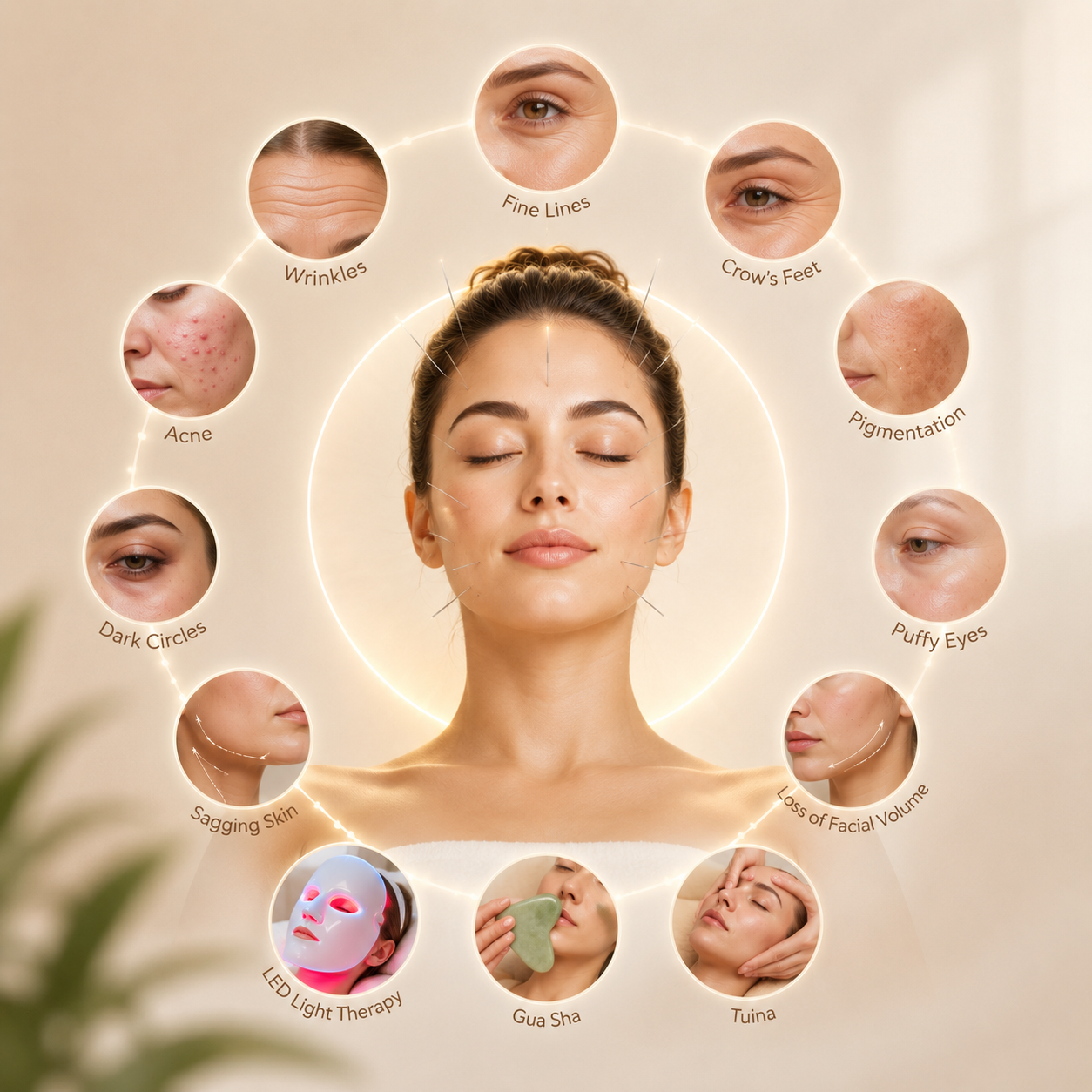 Cosmetic Acupuncture overview diagram