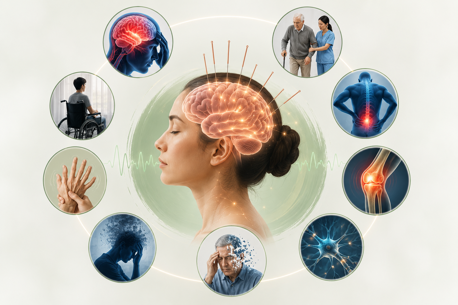 Zhu Scalp Acupuncture scalp points diagram