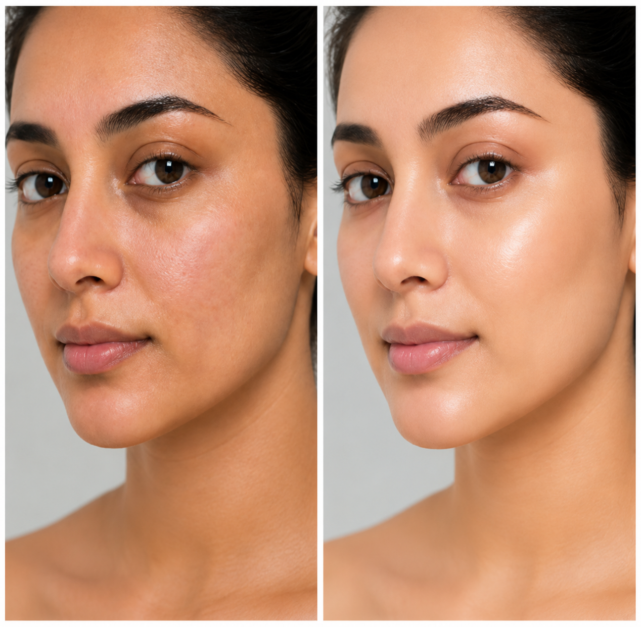 Skin Hydration & Glow - Before and After